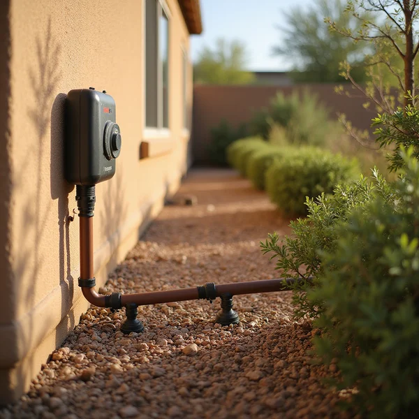 Smart drip irrigation system installation